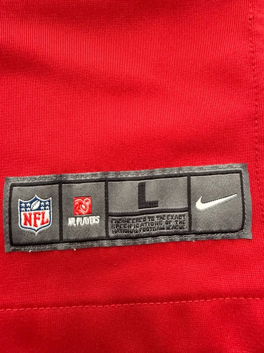 Nike Kids Trey Lance San Francisco 49ers Red N FL Jersey #5 youth large - Picture 4 of 7